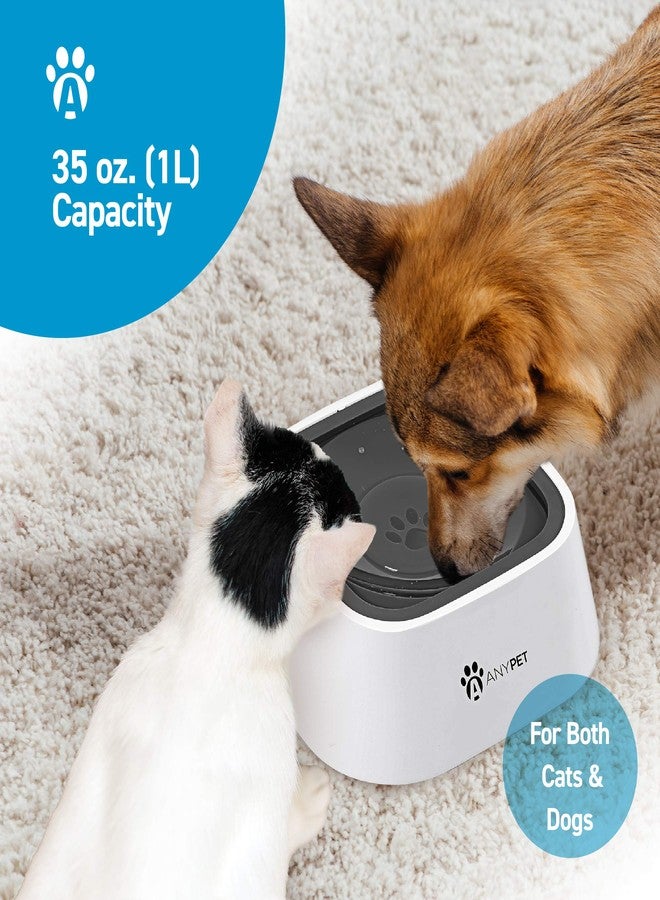 AnyPet No-Spill Dog Water Bowl, Anti-Splash Pet Slow Drinking Water Feeder, Spill Proof Travel Bowls for Large Medium Small Dogs and Cats - Image 4